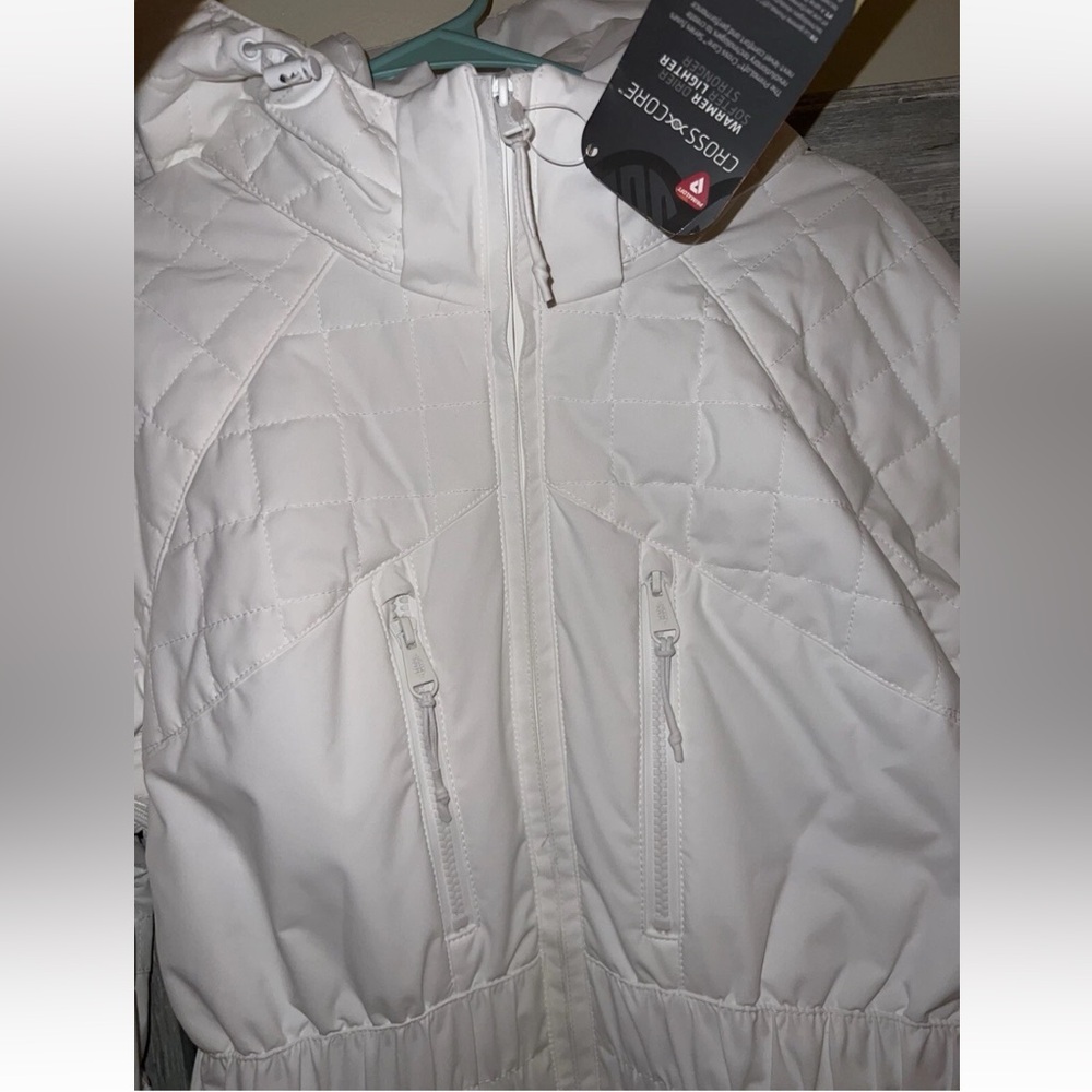 NWOT Free People FP Movement All Prepped Ski Jacket White $428.00 Size: Large - Picture 2 of 12